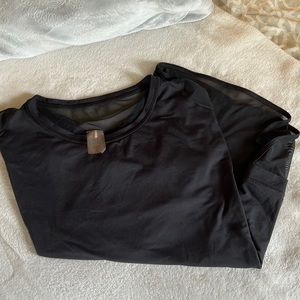 Calia Black Sheer Shirt (L)